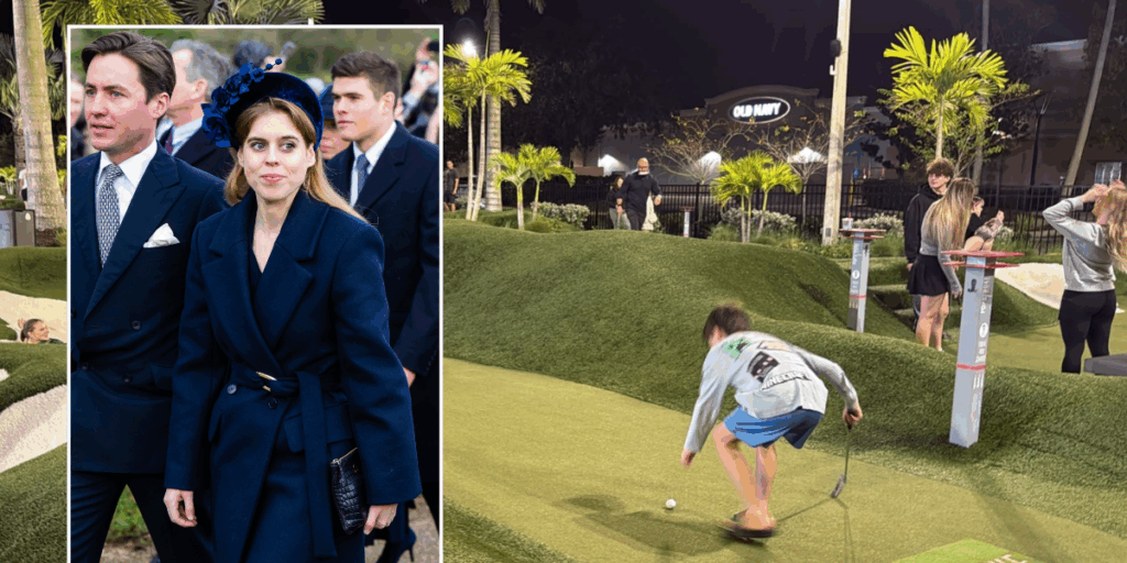 Princess Beatrice's stepson pictured abroad as Royal Family head to Norfolk