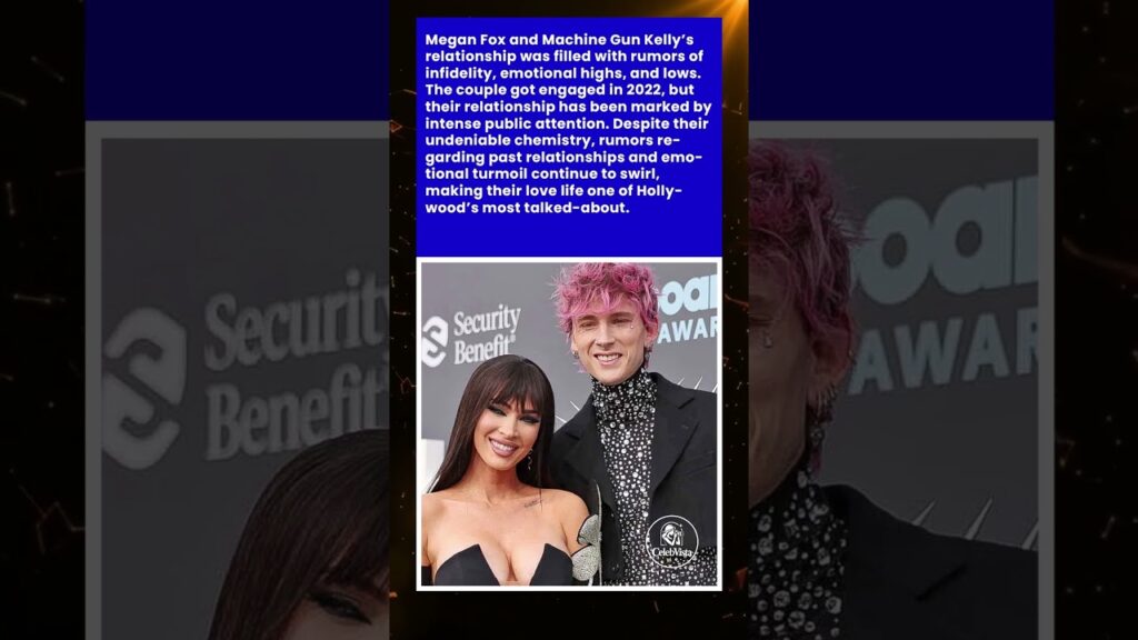 Megan Fox & Machine Gun Kelly A Fiery Relationship #shorts