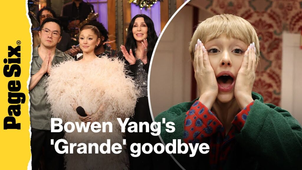 Watch Ariana Grande and Cher's viral 'SNL' moments, Bowen Yang leaving