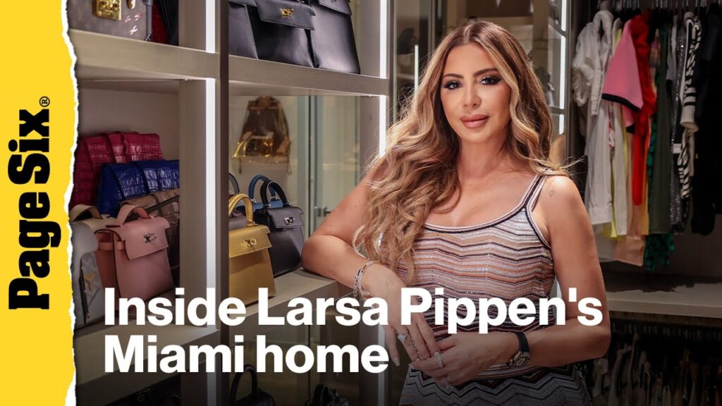 Inside Larsa Pippen's modern Florida mansion -- Christmas edition