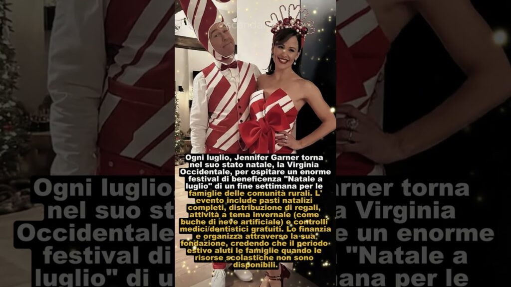 Il campo estivo segreto di Natale di Jennifer Garner