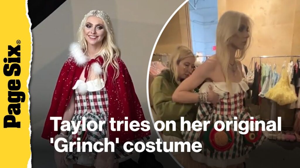 Watch Taylor Momsen try on original Cindy Lou Who costume from 'How the Grinch Stole Christmas'