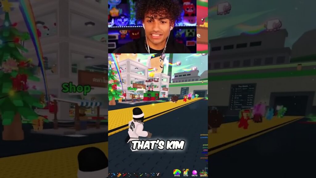 Kim Kardashian ENTERS Our Roblox Game! #shorts Kim Kardashian ENTERS Our Roblox Game! #shorts