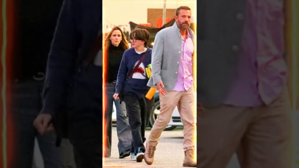 Ben Affleck attends play with ex Jennifer Garner and child Fin