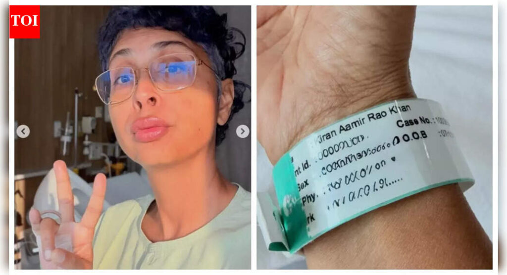 Kiran Rao’s hospital wristband bearing ex-husband Aamir Khan’s name raises eyebrows | Kiran Rao's hospital wristband bearing ex-husband Aamir Khan's name raises eyebrows |