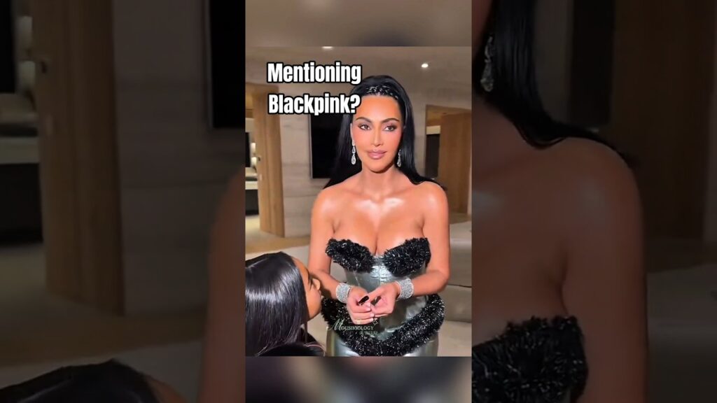 Kim Kardashian Mentioning Blackpink? #kimkardashian #Kpop #blackpink