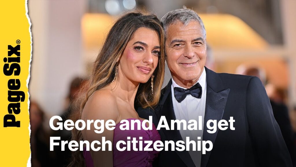 George and Amal Clooney granted French citizenship