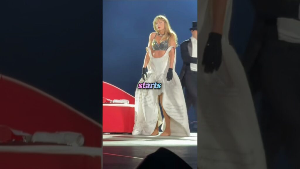 How Taylor Swift Starts and ends her tour.  #taylorswift #shorts