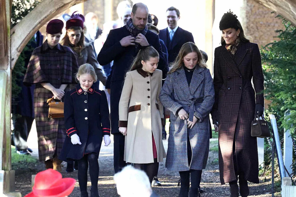 Princess Charlotte Leads the Girl Cousin Crew on Royal Family Christmas Walk