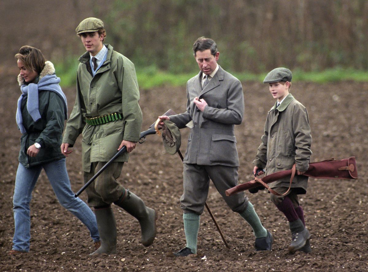 William and Harry used to join their father on the annual shoot at Sandringham