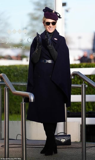 Zara Tindall at day 2 of Cheltenham Racecourse Christmas event