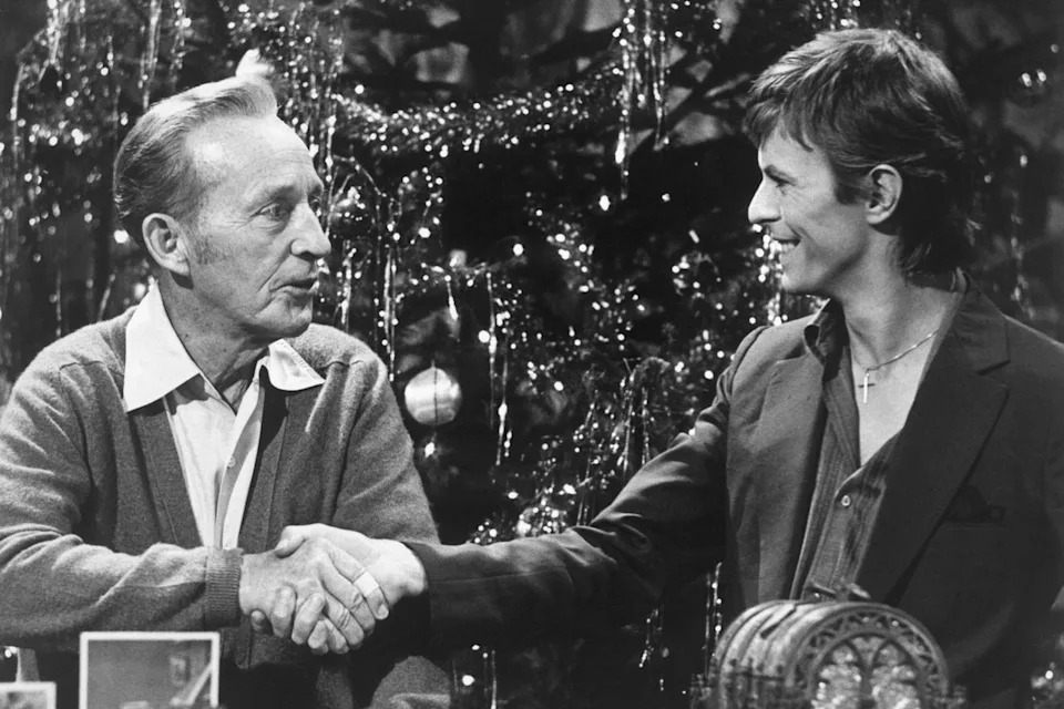 Getty Bing Crosby and David Bowie