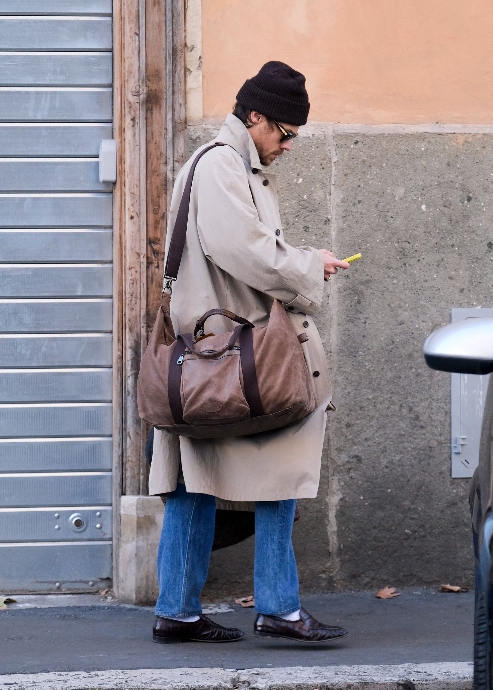 ROME ITALY NOVEMBER 28 Harry Styles is seen on November 28 2025 in Rome Italy.