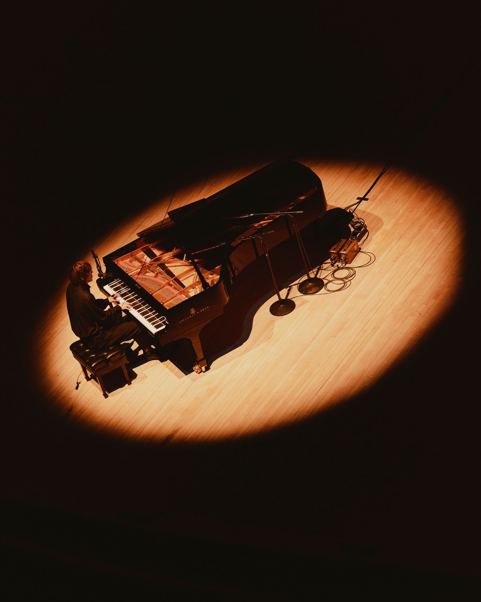 Image may contain Keyboard Musical Instrument Piano Adult Person Performer Solo Performance and Grand Piano
