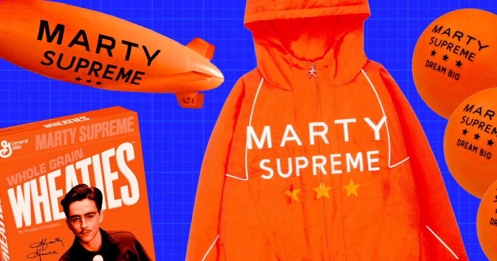 Behind the 'Marty Supreme' marketing blitz