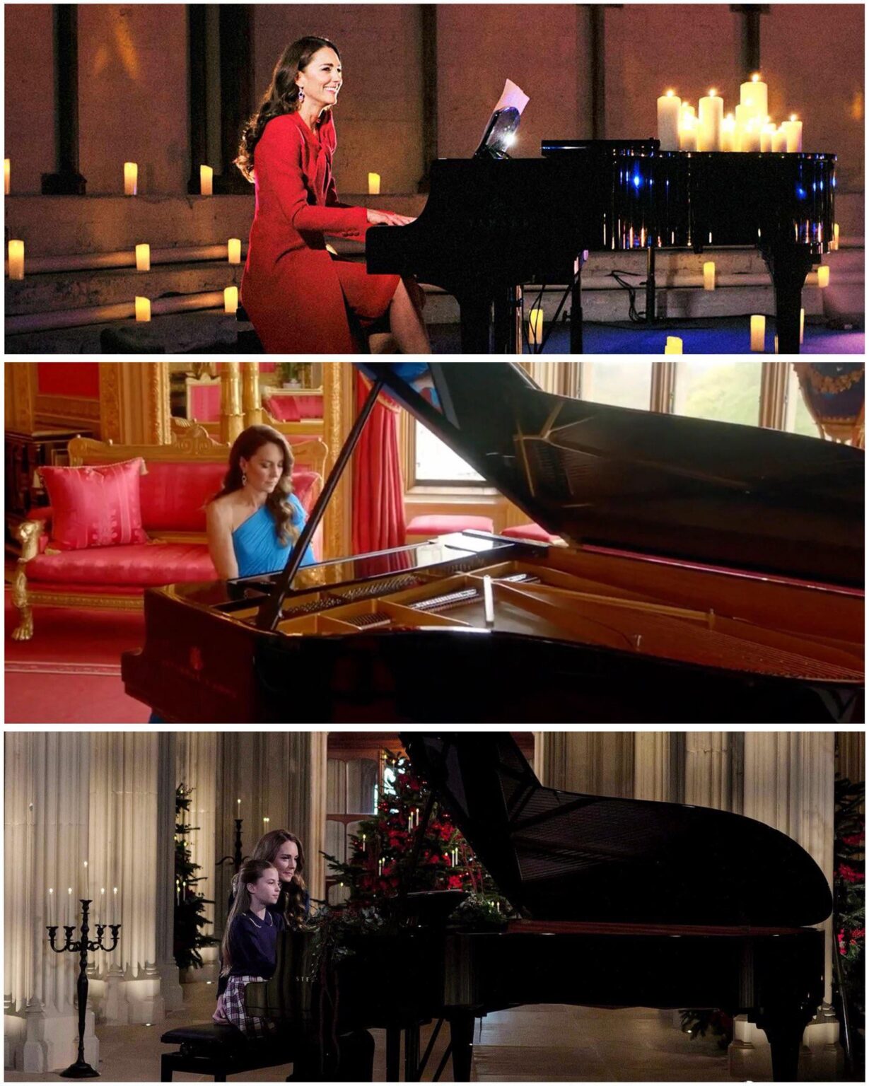 All of the Princess of Wales’ piano performances