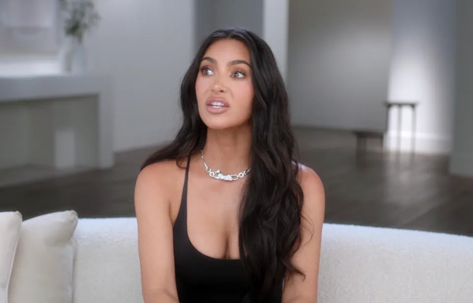 Kim speaking in a TV confessional