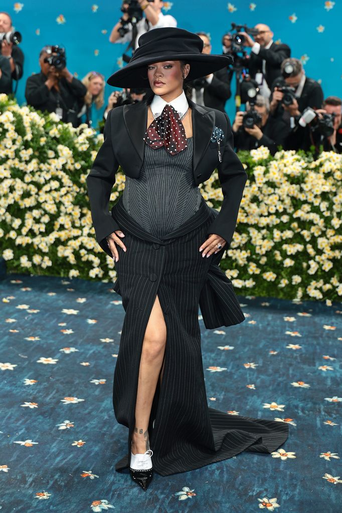 Rihanna attends the 2025 Met Gala 