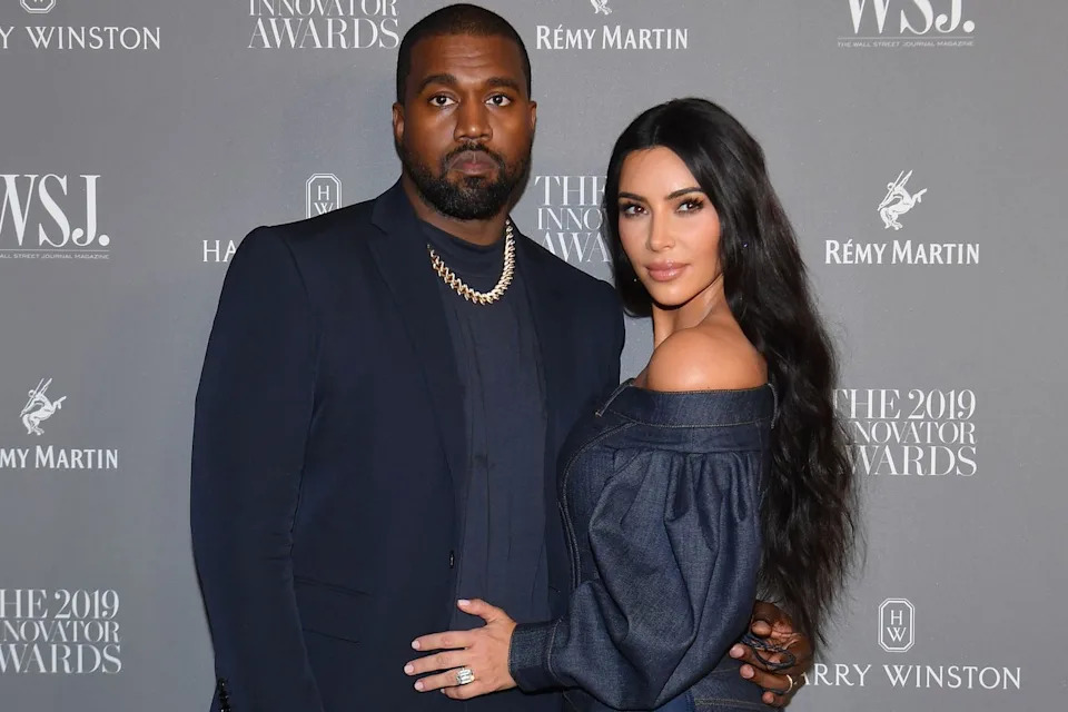 ANGELA WEISS/AFP via Getty Kim Kardashian and Kanye West at the WSJ Magazine 2019 Innovator Awards in New York City.