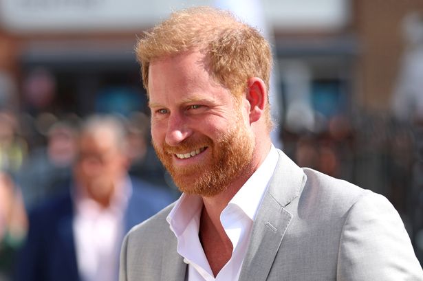 Prince Harry smiling