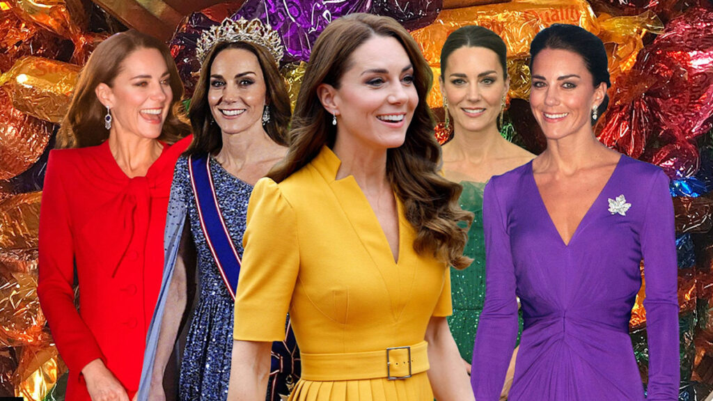 Kate Middleton's 'Quality Street' dresses has Christmas style unwrapped
