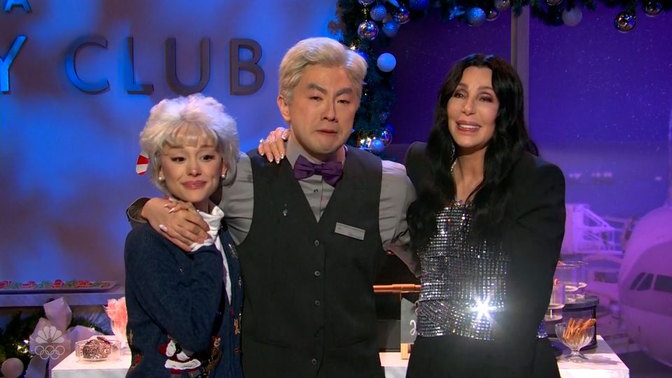 Bowen Yang tearfully bids farewell to ‘Saturday Night Live’ with the help of Cher and Ariana Grande Yahoo entertainment home
