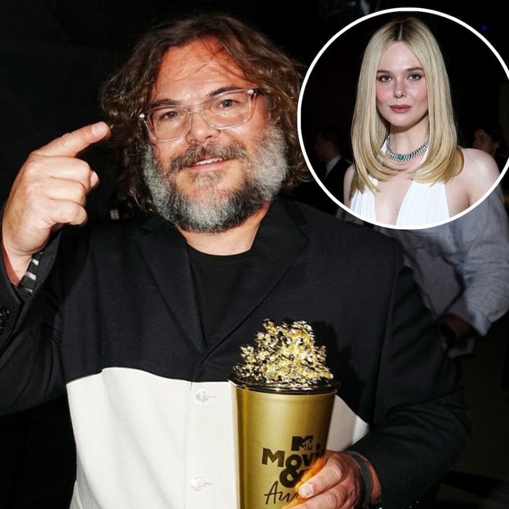 Jack Black on Elle Fanning Crush