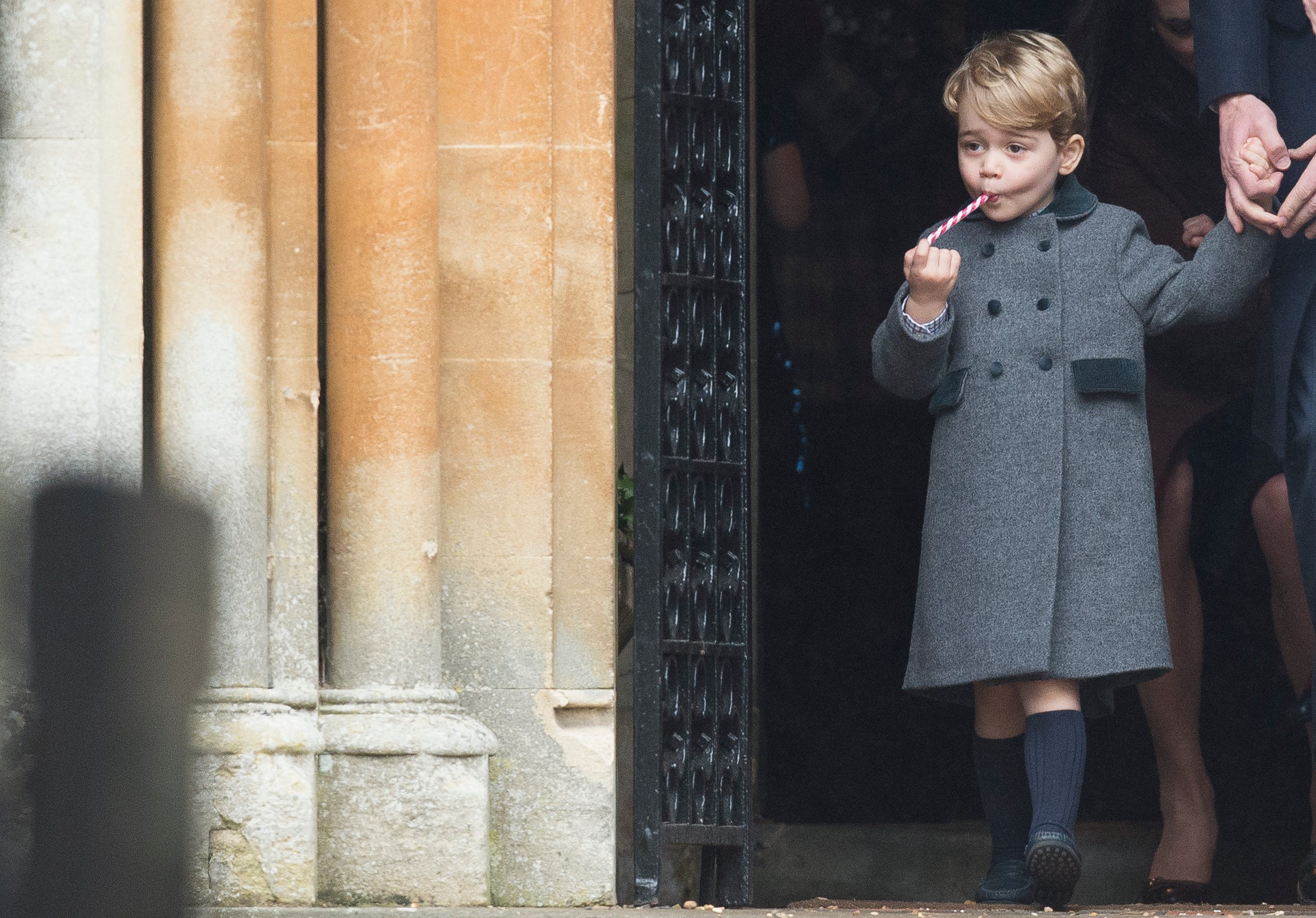 The Middleton Family Attend Church On Christmas Day