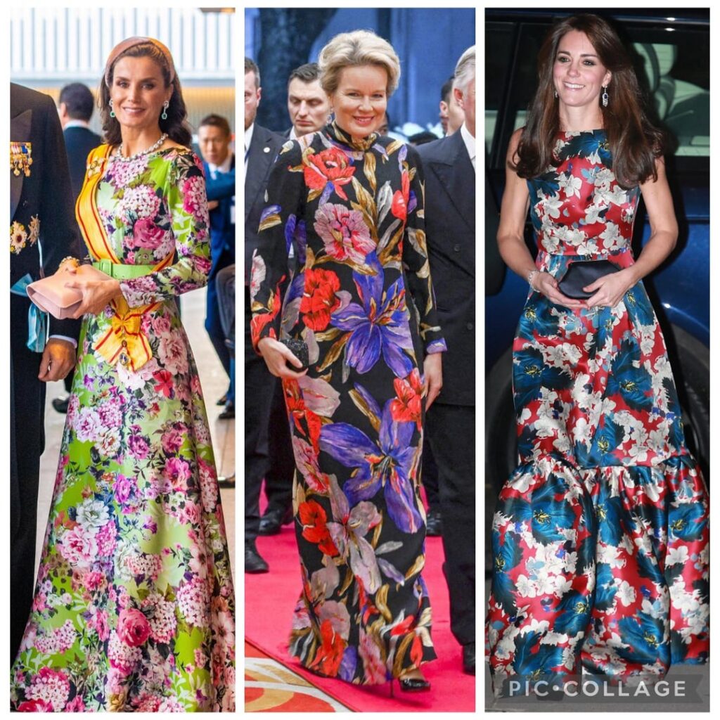 Who pulls off the best head-to-toe floral look?