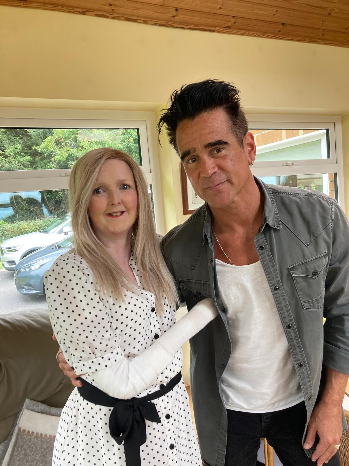 Farrell has served as a ‘down-to-earth’ support for her as she battles the condition that leaves her in constant pain