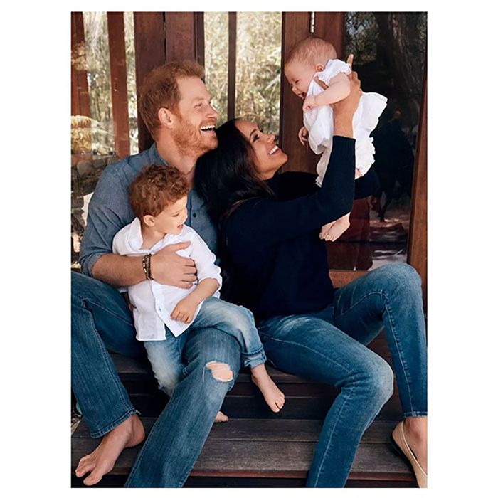 meghan markle prince harry christmas card family