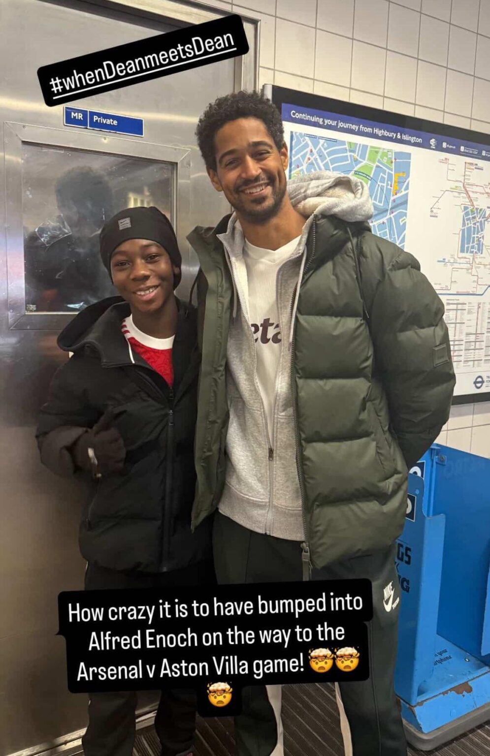 Elijah Oshin, who will portray Dean Thomas in the HBO Harry Potter series, bumps into Alfred Enoch, who played him in the movie series: ‘when Dean meets Dean’