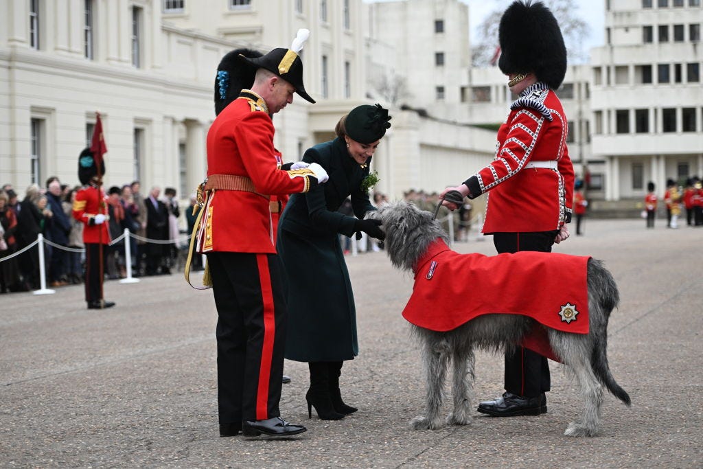 The Princess Of Wales Attends The 2025 Irish Guards' St. Patrick's Day Parade