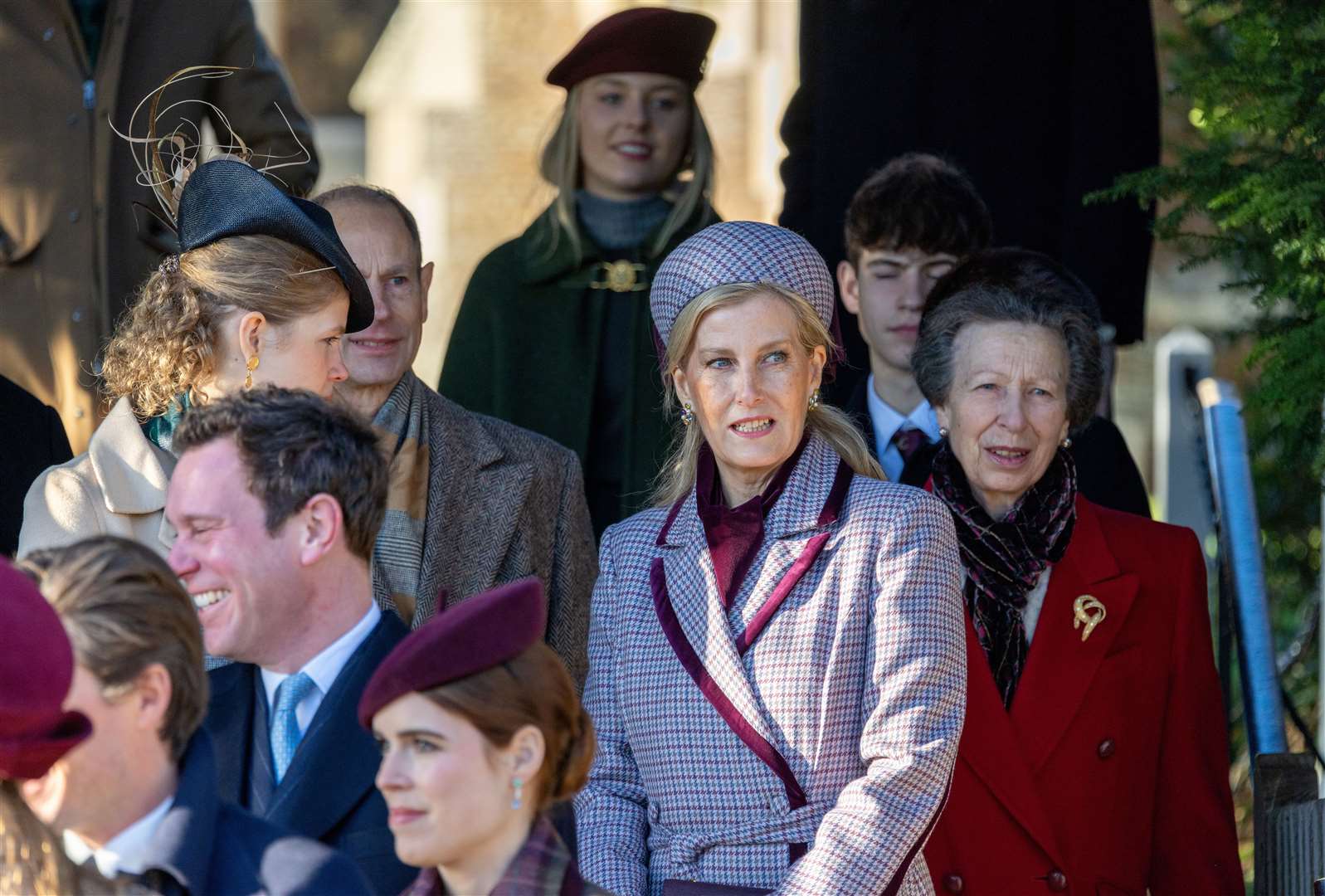 PIC BY GEOFF ROBINSON PHOTOGRAPHY 07976 880732. Picture dated December 25th shows the Royal Family attending Christmas morning service at St Mary Magdalene church in Sandringham. Picture shows Sophie, Duchess of Edinburgh