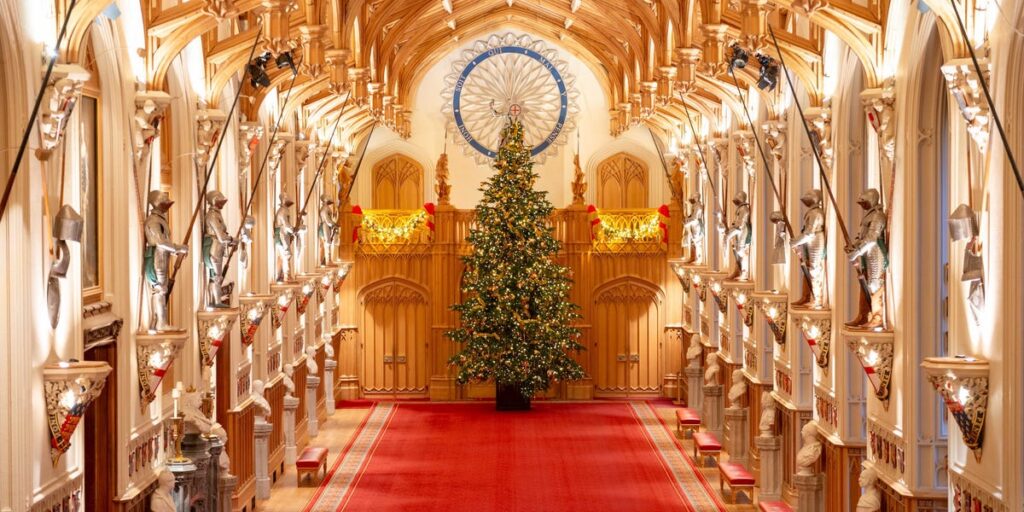 See Windsor Castle's 2025 Christmas Decorations
