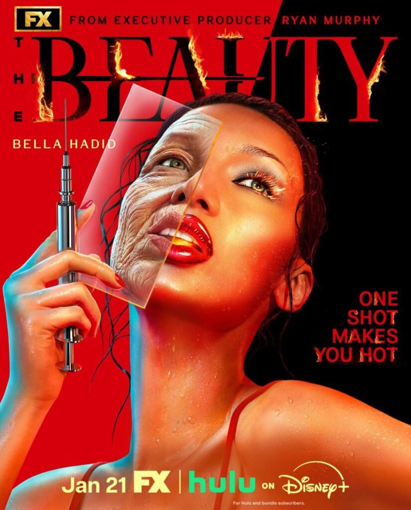Bella Hadid in new poster for Ryan Murphy’s ‘The Beauty.’