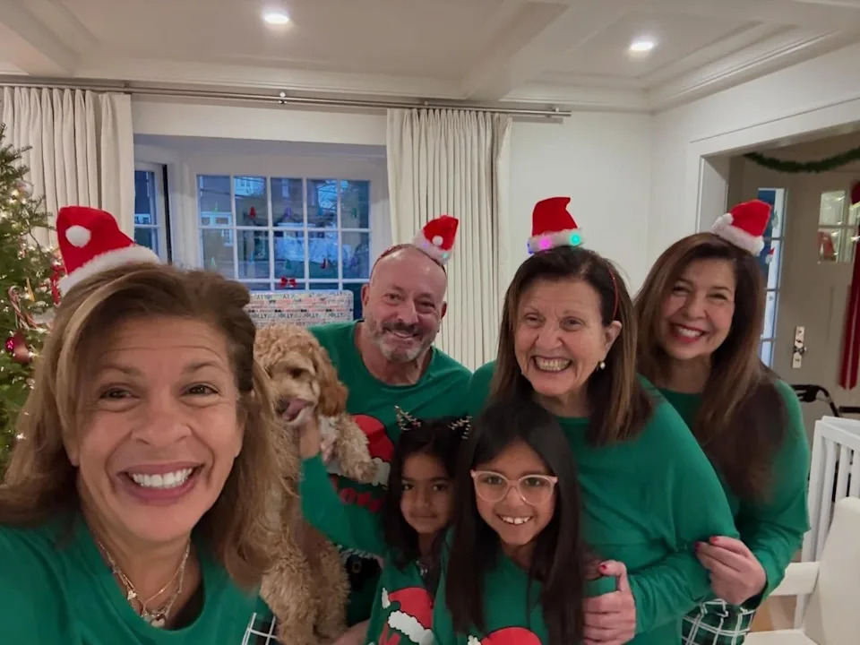 Former "Today" show host Hoda Kotb has reunited with her ex-fiance, Joel Schiffman, for a fun-filled Christmas at her sprawling $2.9 million Bronxville, NY, home. <span class="image-credit">(Instagram)</span>