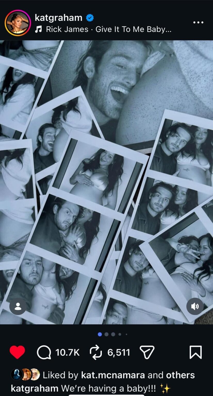 Kat Graham and husband Bryant Wood announce they are expecting their first baby