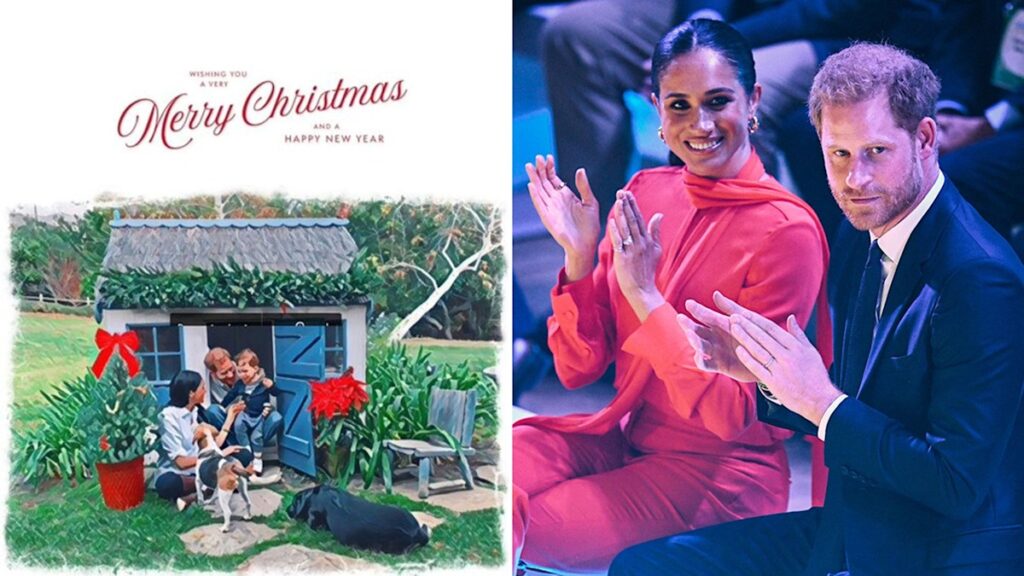 Prince Harry and Meghan Markle's change in family Christmas cards reveals 'telling identity shift'