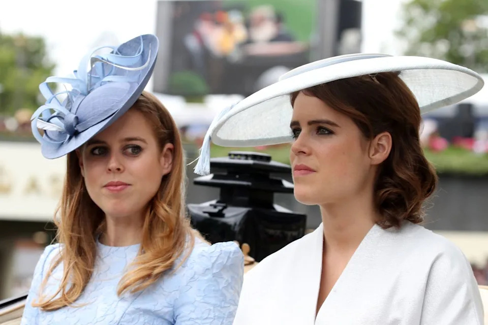 Getty Images Princess Beatrice and Princess Eugenie in 2018.