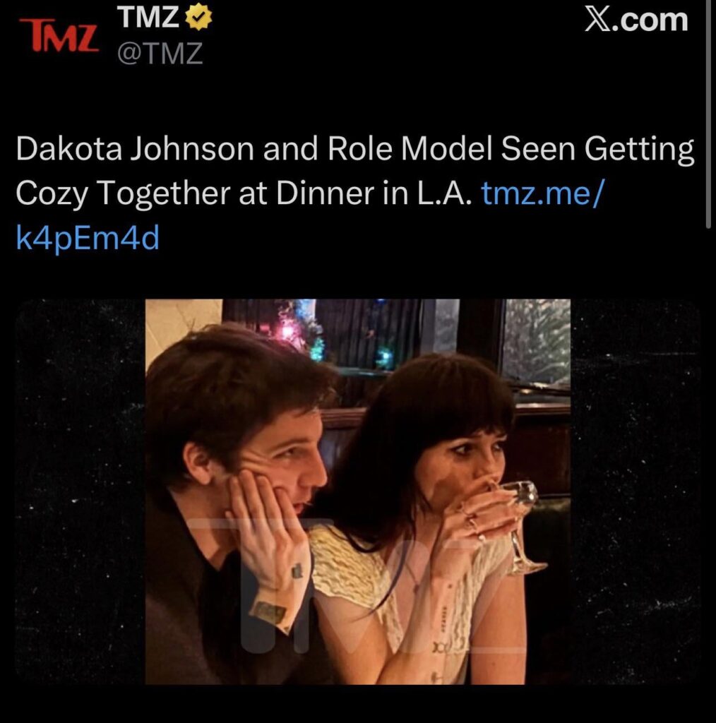 Dakota Johnson and Role Model have been getting cozy lately