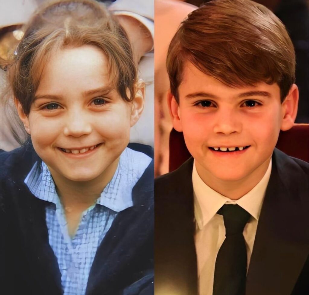 Prince Louis is the splitting image of his Mom and Grandfather