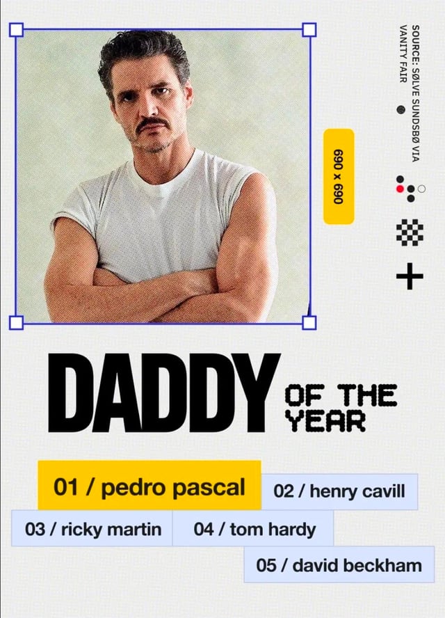 Grindr has released their 2025 year review. Featuring Pedro Pascal, Jonathan Bailey, Lady Gaga and more.