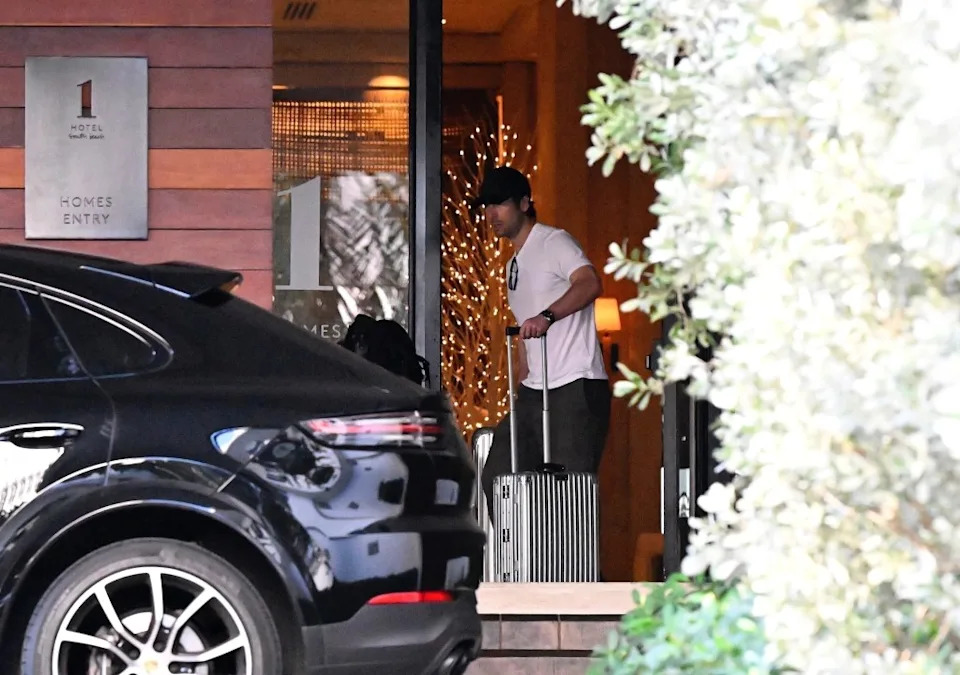 The duo was seen returning to the 1 Hotel together. BACKGRID
