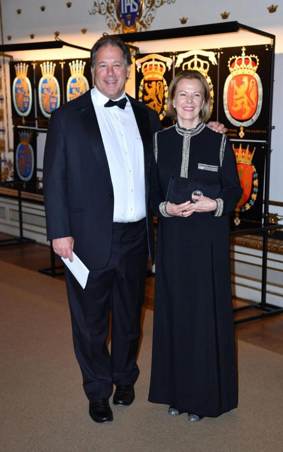 ABBA singer Anni-Frid Lyngstad with her longtime domestic partner Henry Smith, 5th Viscount Hambleden, on the occasion of the Swedish King Carl Gustaf’s 70th birthday – 2016 ABBA singer Anni-Frid Lyngstad with her longtime domestic partner Henry Smith, 5th Viscount Hambleden, on the occasion of the Swedish King Carl Gustaf's 70th birthday - 2016