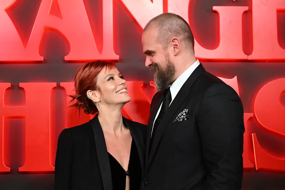 In February, news broke that Allen, who married Harbour in 2020, and the actor were separating. AFP via Getty Images