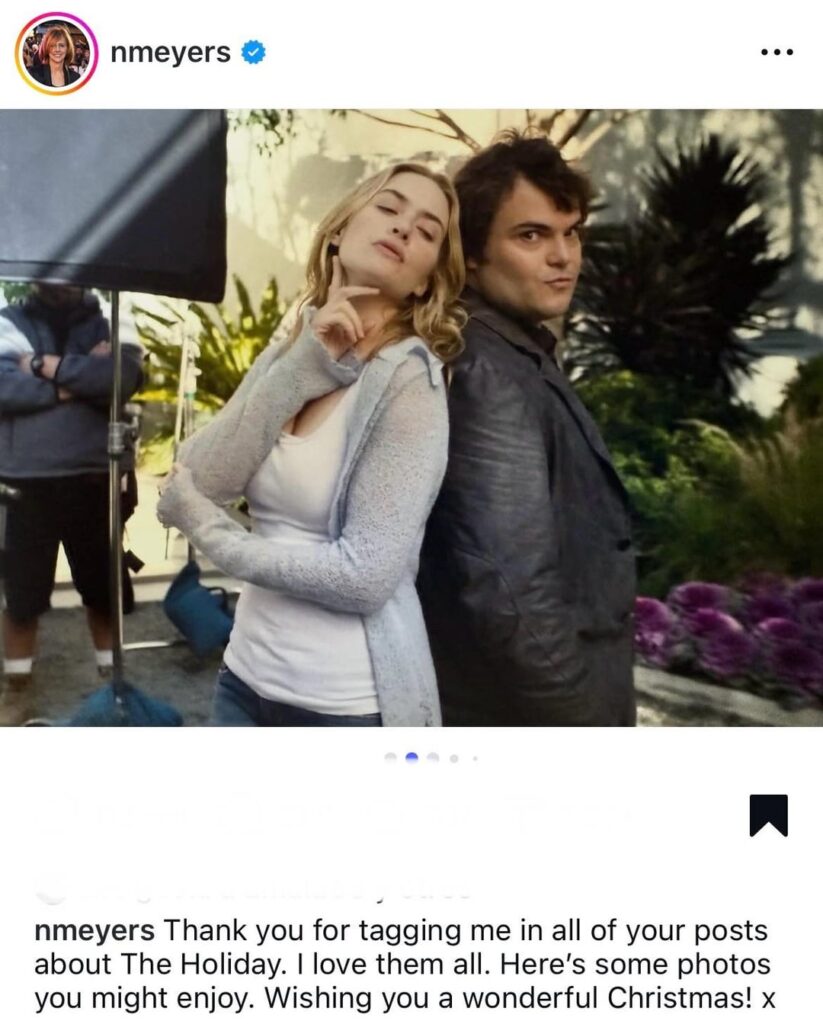 Nancy Meyers shares behind the scenes pictures of ‘The Holiday’