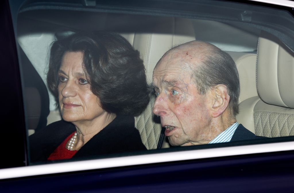 The Duke of Kent attended King Charles' Christmas lunch on December 16