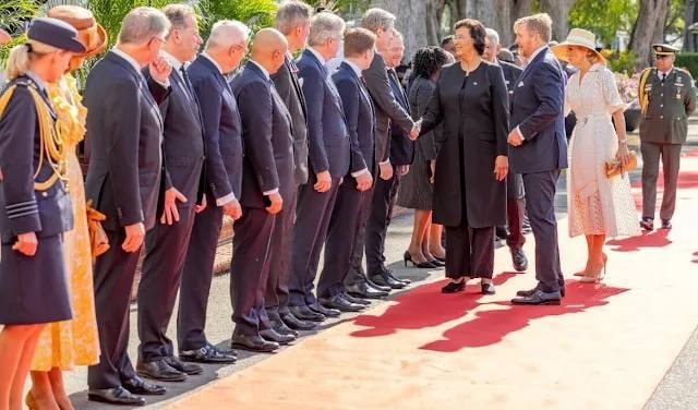 Dutch King & Queen are undertaking a state visit to the Republic of Suriname