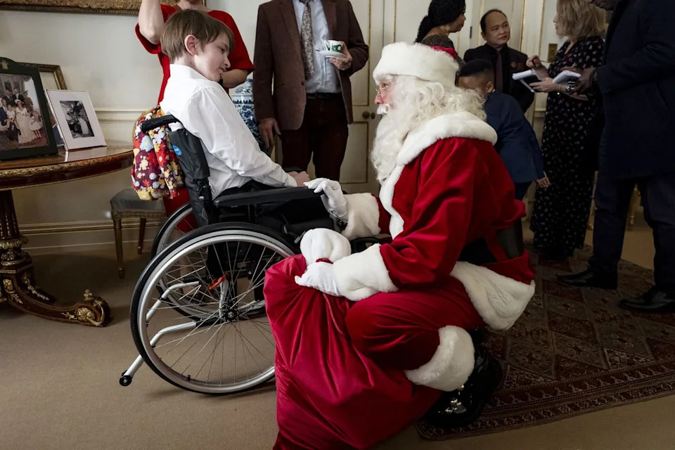 queen camilla decorates the 2025 clarence house christmas tree